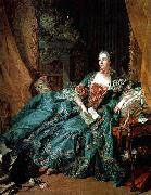 Francois Boucher Portrat der Madame de Pompadour oil painting reproduction